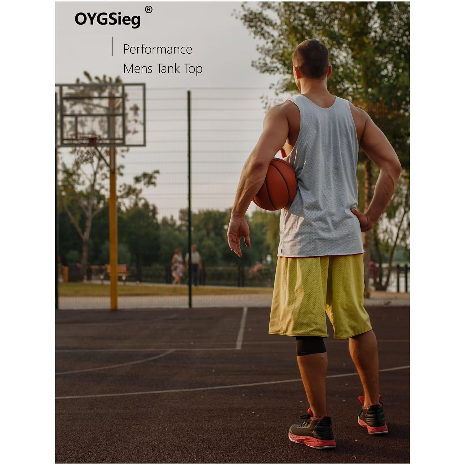 Oygsieg 6 Pack Men'S Quick Dry Workout Tank Tops Breathable Gym Sleeveless Muscle Shirts For Active Men