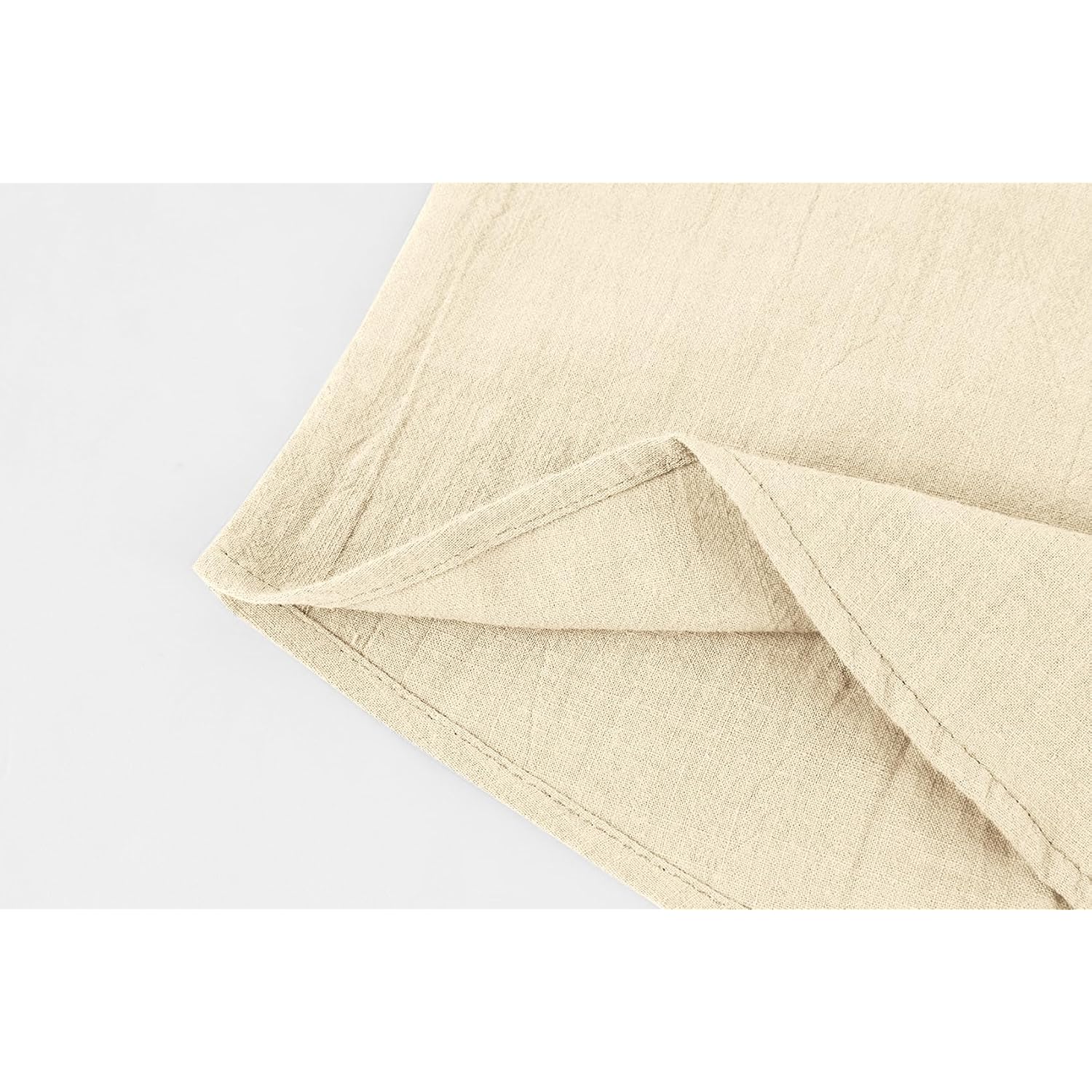 Ryannology Mens Linen Shirts Casual Cotton 3/4 Sleeve Regular-Fit Henley T-Shirt Summer Lightweight Beach Yoga Tops
