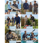 Coofandy Men'S Spf 50+ Sun Shirts Long Sleeve Rash Guard Thin Summer Hoodie Sun Protection Fishing Shirt With Thumbhole
