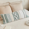 Zicoto Decorative Boho Lumbar Pillow Cover 14X36 – Beautiful Throw Pillow With Soft Texture For Bed, Couch Decor Or As Body Cushion – A Stylish Addition To Your Bedroom
