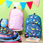 24 Pack School Backpack Bulk 15'', Assorted Printed Bookbags For Boys Girls, Homeless Donations Supplies