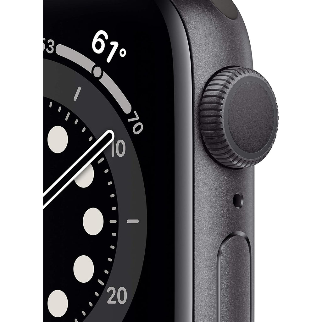 Apple Watch Series 6 (Gps, 40Mm) - Space Gray Aluminum Case With Black Sport Band (Renewed)