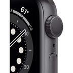 Apple Watch Series 6 (Gps, 40Mm) - Space Gray Aluminum Case With Black Sport Band (Renewed)