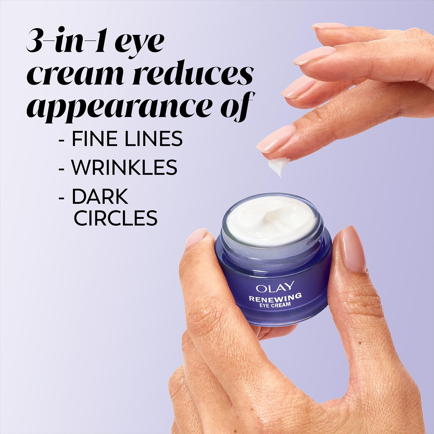 Olay Retinol 24 Max Night Eye Cream, Fragrance Free Anti Aging Eye Cream For Fine Lines And Wrinkles, Hydrating Retinol Night-Eye Treatment, Lightweight Moisturizing-Eye-Cream, 0.5 Oz (Pack Of 2)