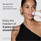 Braun IPL, Silk·Expert Pro 5, IPL Hair Removal for Women and Men, Permanent Laser Hair Reduction At-Home, 4 Heads, IPL5347
