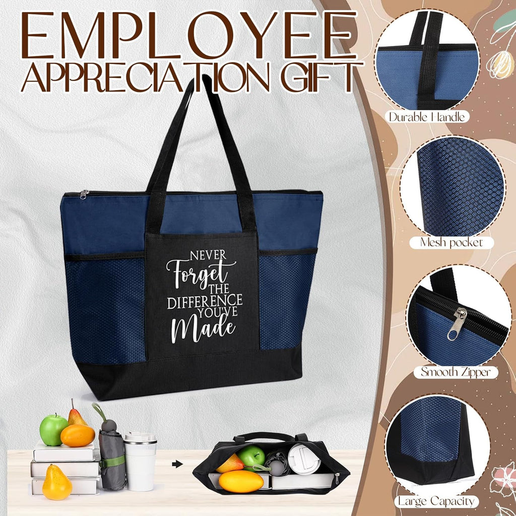Talltalk 20 Pcs Employee Appreciation Gifts Thank You Tote Bag Bulk for Mother's Day Women Teacher Nurses Gifts (Neutral)
