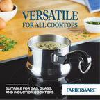 Farberware Classic Series Stainless Steel Butter Warmer, Melting Pot, Milk Warmer Pot