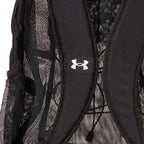 Under Armour Adult Hustle Mesh Backpack , (001) Black / / White , One Size Fits Most