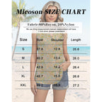 Micoson Tank Tops for Women 2026 Summer Casual V Neck Sleeveless Tops Loose Flowy Button Down Boho Tshirt