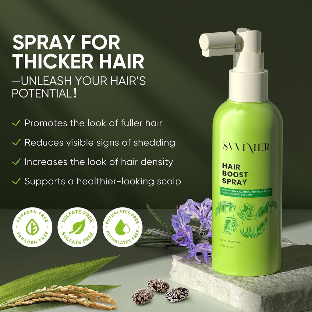 Hair Growth Serum Spray - With Rosemary Batana Oil Biotin For Hair Loss And Thinning Hair - Thicker Fuller Hair For Women Men 2 Fl Oz (Pack Of 1)