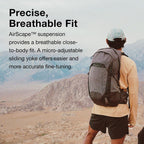 Osprey Talon 22L Men'S Lightweight Hiking Backpack - Small Daypack For Travel & Camping, Black/Coal Grey