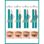 Erinde 4 Colors Eyeshadow Stick, Eye Brightener Stick, Shimmer Creamy Eye Shadow Makeup, Long Lasting Waterproof Glitter Highlighter Eye Liner Pencil Set