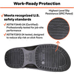 Crocs Adult On The Clock Clogs Slip On Slip Resistant Work Shoes