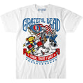 Liquid Blue Unisex Adult Grateful Dead 4th of July Wave That Flag 1987 Ss T-Shirt
