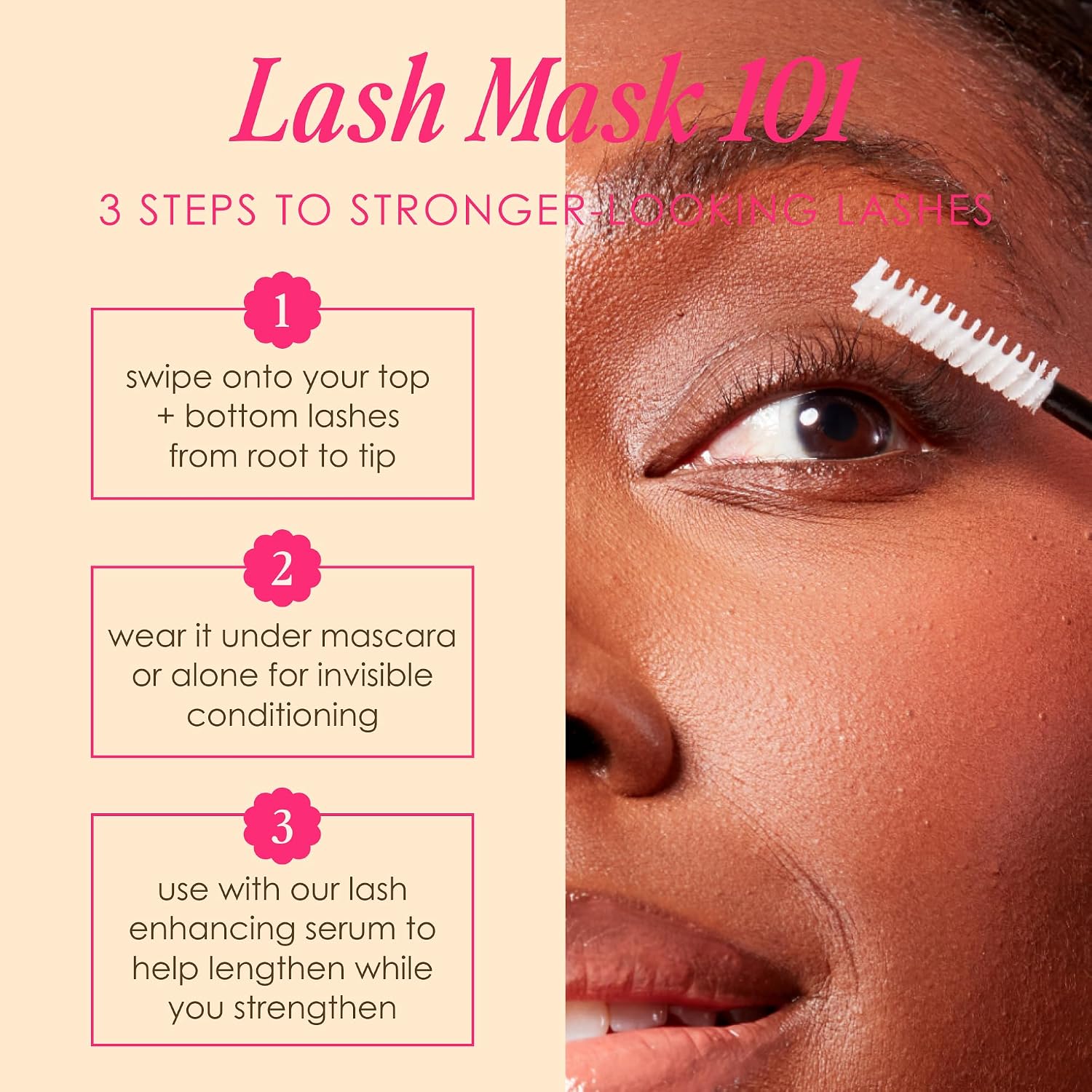 Grande Cosmetics Granderepair Leave-In Lash Conditioner Strengthens, Softens & Protects With Biotin Peptide & Nourishing Oils- Invisible Formula To Prevent Breakage, Support Healthier Lashes (0.10 Oz)