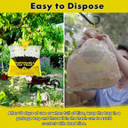 Fly Traps Outdoor With Bait, 6 Pcs Disposable Flies Control Bags For Farm