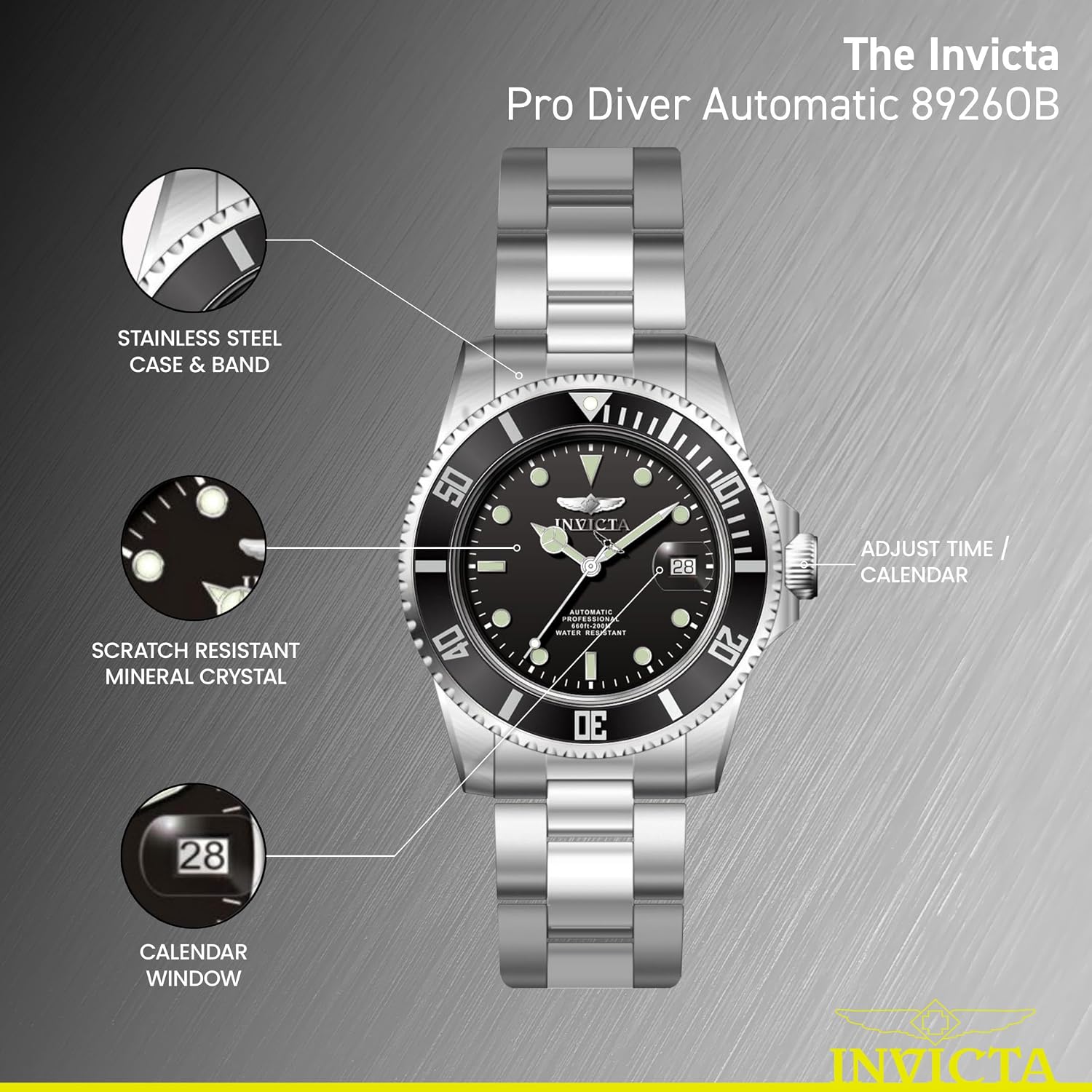 Invicta Men'S 5053 Pro Diver Collection Automatic Watch