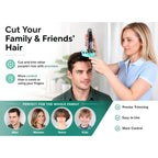 Cut Your Own And Other'S Hair At Home The Easy Way | Diy Haircut Tool For Everyone | Use With Your Hair Clippers For Clean, Even Trims Every Time With Grip And Trim.