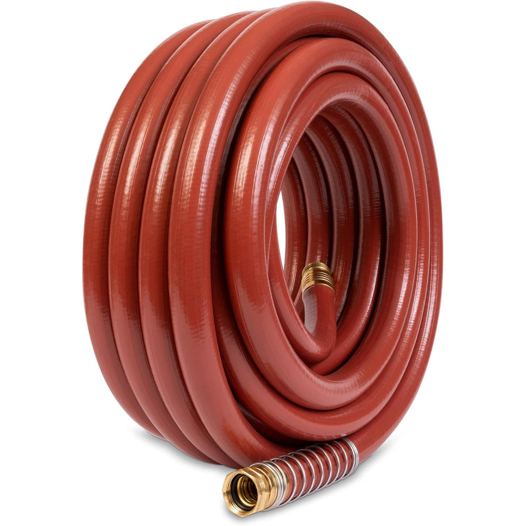 Gilmour Pro Commercial 3/4" X 50' Heavy Duty Water Hose, Durable And Kink Resistant 50 Ft Garden Hose | 400 Psi Heavy Duty Commercial Hose, Kink Resistant, Brass Fittings, Made In Usa