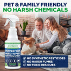 Peppermint Oil Pest Repellent Spray, All Natural, Ready-To-Use, 16 Fl Oz | Peppermint Oil Formula, Repels Mice, Spiders, Ants, Wasps, Bugs, Indoor & Outdoor Use, Smart Grower