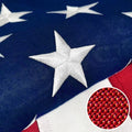 Premium American Flag 3X5 Ft Tearproof Series For Outside, Heavy Duty Outdoor，Longest Lasting, Super Tough Fade Resistant Spun Polyester, High Wind Us Outdoor Flags Embroidered Stars, Sewn Stripes, Brass Grommets