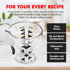 Chef Craft Select Plastic Measuring Cup, 2 Cup, Clear