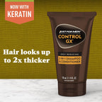 Just For Men Control Gx Grey Reducing 2-In-1 Shampoo And Conditioner, Gradual Hair Color With Keratin For Stronger Thicker And Healthier Looking Hair, 4 Fl Oz - Pack Of 1