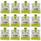 Rescue! Outdoor Disposable Fly Trap – Hanging Fly Catcher With Attractant Bait, Fly Bag For Patio, Yard, Trash & Farm Areas – Easy-To-Use Outdoor Fly Control - 12 Traps