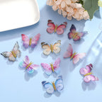 20Pcs Glitter Hair Clips for Kids - Moving Fairy Accessories for Women, Girls Colorful Hair Clips 90s (Brown)