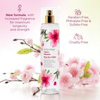 Bodycology Long-Lasting Fragrance Body Mist, Cherry Blossom, 8 Fl Oz