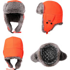 Comhats Large XL Trapper Trooper Hunting Warm Ear Flap Russian Ushanka Winter Ski Cold Weather Bomber Hats for Men