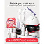 iRestore Professional Laser Red Light Therapy for Hair Growth System - FDA Cleared Hair Loss, Hair Thinning & Alopecia Treatment for Men & Women - 282 Lasers & LEDs