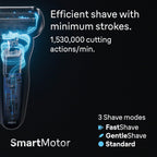 Braun Electric Razor for Men Series 7, Electric Shaver, Extra Head, Precision Trimmer, 4-in-1 Clean & Charge Center, Case, S7 7187ps