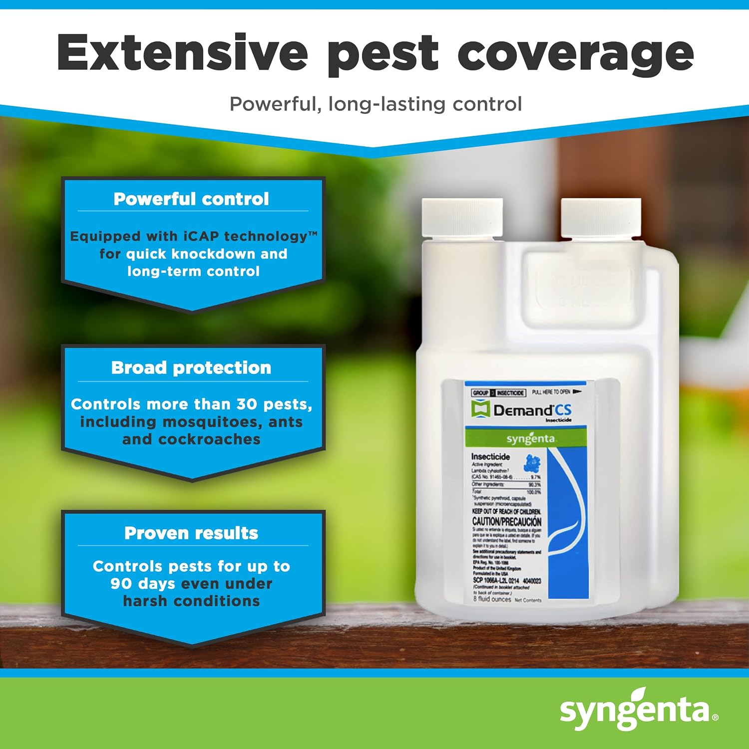 Syngenta 73654 Demand Cs Insecticide, 8Oz, Beige