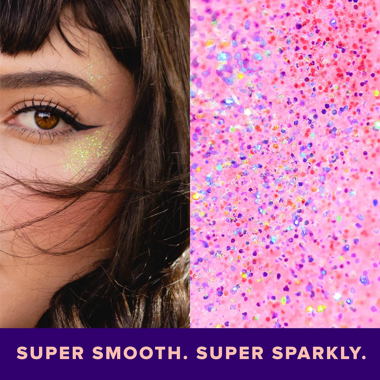 Unicorn Snot Holographic Face Glitter & Body Glitter Gel | Hair Glitter, Vegan & Cruelty Free, 1.7 Oz Pink Glitter (Flamingo)