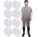 Jagely 120 Pack Disposable Rain Poncho For Adult Family Bulk Wedding Homeless Gift Emergency Travel Hooded Outdoor Raincoat
