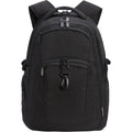 Amazon Basics Travel Laptop Backpack With Multiple Pockets And Compartments For 17 In / 43.1 Cm Laptop, Water Resistant, Spacious With Padded Shoulder Straps, Black