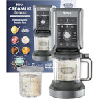 Ninja Creami Deluxe Ice Cream Maker | 11-In-1 Create Frozen Desserts, Sorbet, Milkshakes, Yogurt & More | Includes 2 Dishwasher Safe Xl 24 Oz. Tubs With Storage Lids | Silver | Nc501