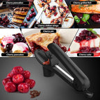 Cherry Pitter - Ucmorx Stainless Steel Cherries Pitter Tool Cherries Corer Cherry Remover For Making Cherry Jam With Lock Design(Black)