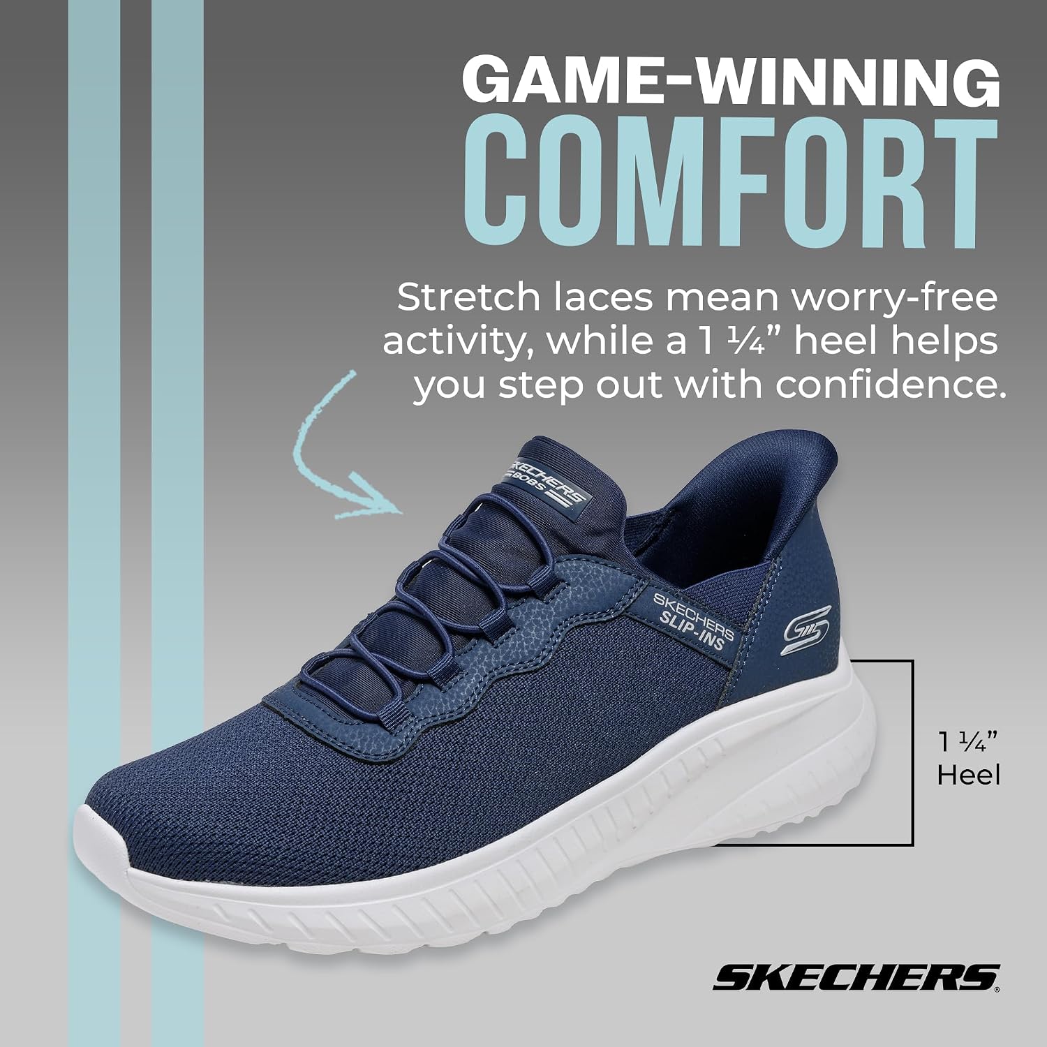 Skechers Men'S Hands Free Slip-Ins Bob'S Squad Chaos - Daily Hype Sneaker