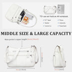 Volganik Rock Purses For Women Soft Pu Leather Shoulder Bag Ladies Crossbody Purse And Handbags Lightweight Pocketbook