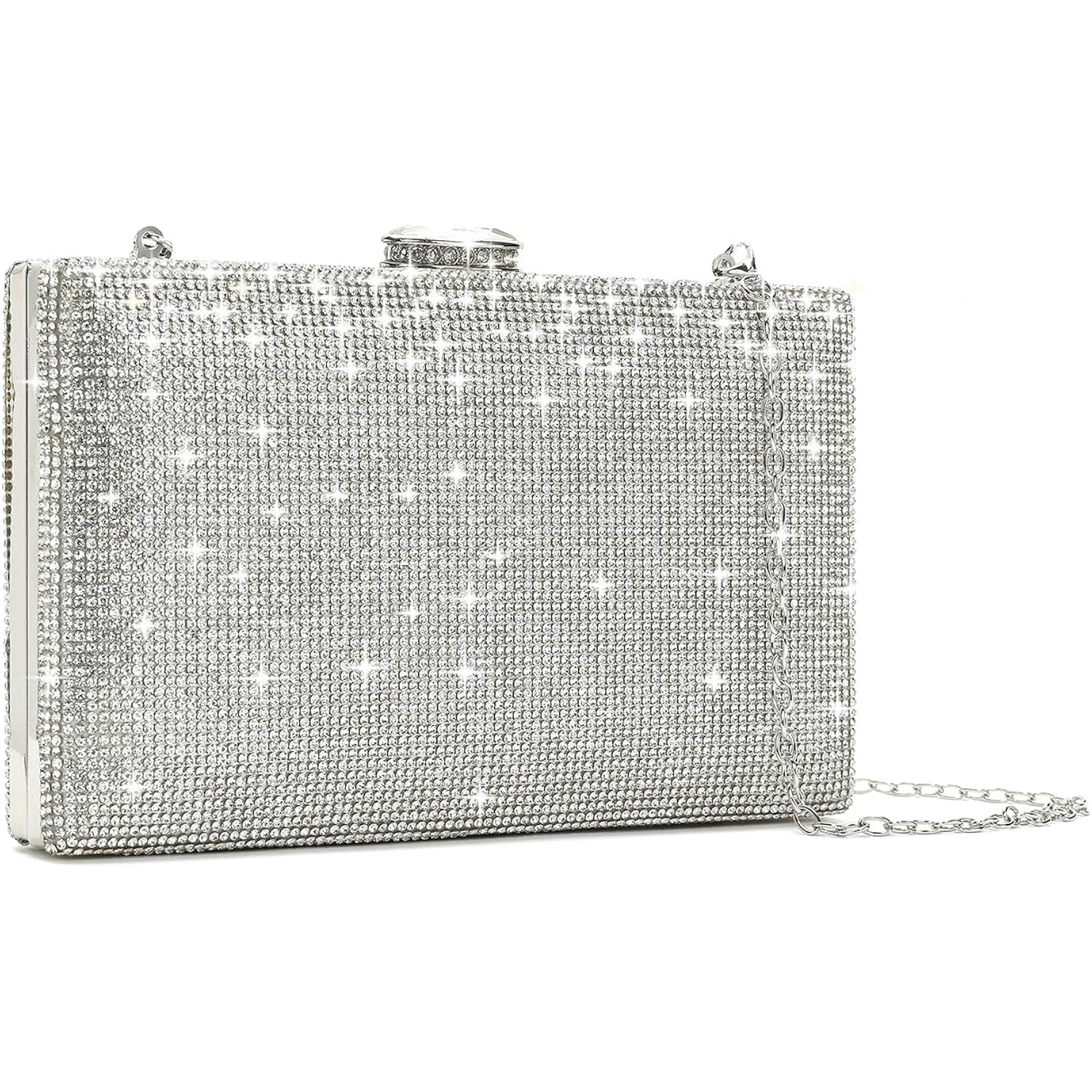 Women'S Sparkling Clutch Purse Elegant Glitter Evening Bags Bling Evening Handbag For Dance Wedding Party Prom Bride