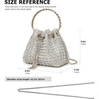Sweetovo Sparkly Diamond Evening Bag Clutch Purses for Women Rhinestone Purse Glitter Handbag for Party Prom Cocktail Wedding