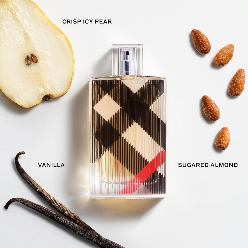 Burberry Brit Eau De Parfum – Women'S Floral Perfume – With Notes Of Icy Pear, Sugared Almond & Vanilla – Luxury Perfumes For Women – Long Lasting Fragrance