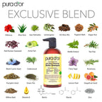 PURA D'OR Original Gold Label Anti-Thinning Shampoo - CLINICALLY TESTED – Natural Earthy Scent - Biotin & Argan Oil – Sulfate-Free Strengthening & Volumizing for Fuller-Looking Hair, Men & Women 16 oz
