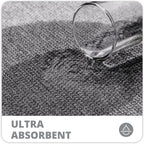 Bath Mat,Ultra Thin Bathroom Rugs,Rubber Bath Mats for Bathroom,No Slip Bath Rugs,Quick Dry,Machine Washable,Low Pile,Absorbent,Shower Outside,Sink,Home Decor Accessories.Grey,1'5"x2'3"(17x27Inch)