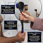 baKblade 3.0 Back Shaver – 23" Handle – Includes 3 Extra Blade Refills – Pain-Free Shave for Men