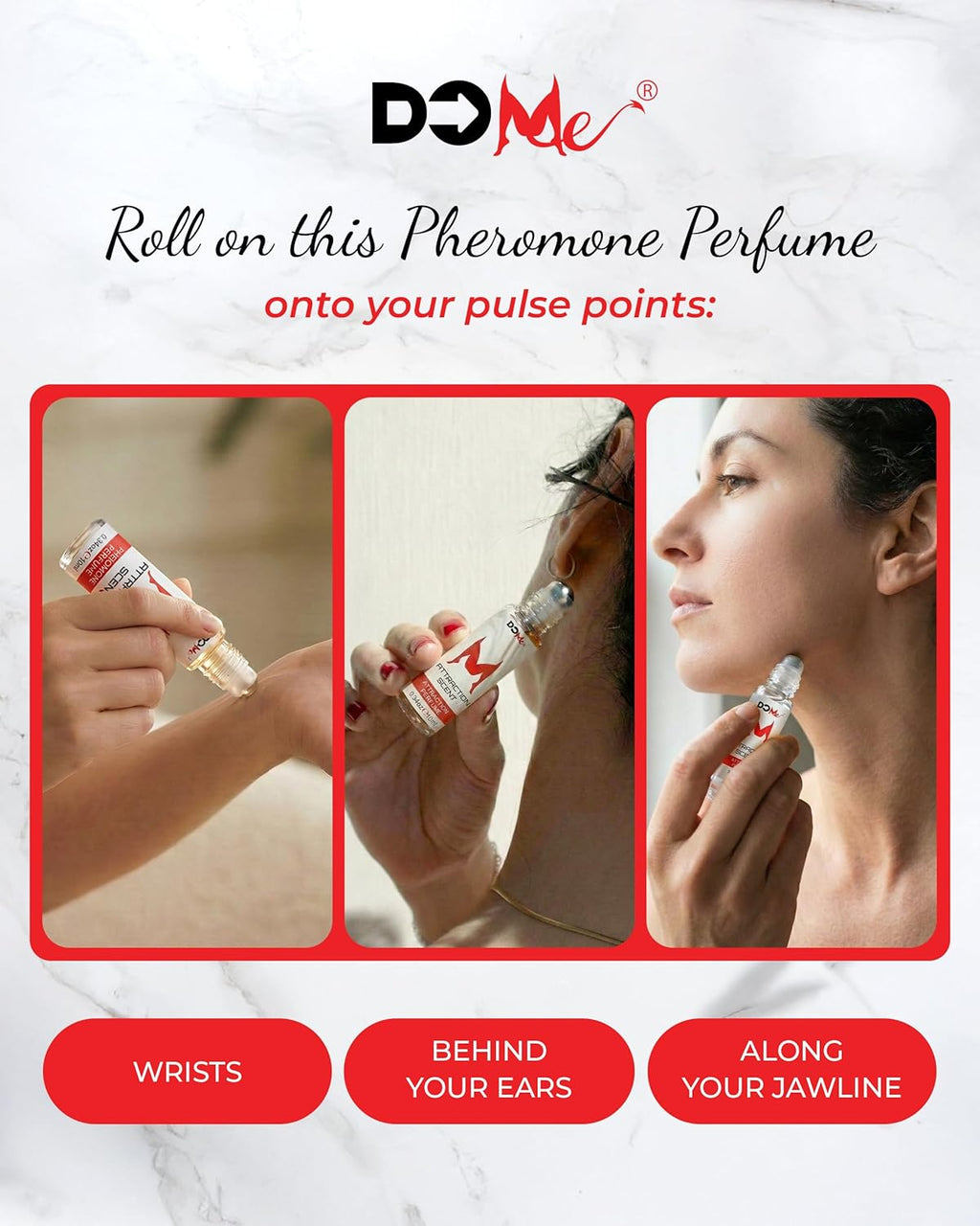 Do Me Pheromones Perfumes for Woman - Take your Charm to a New Level - Alluring Enhanced Scents in a Convenient Roll On Perfume Oil Bottle - Confidence with Every Swipe 0.34oz