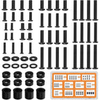 WALI Universal TV Mounting Hardware Kit Set Includes M4 M5 M6 M8 TV Screws and Spacer Fit Most TVs up to 80 inch (UVSP), Black