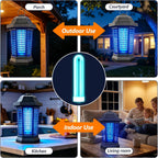 Bug Zapper Light Bulb Replacement For 15W Bug Zapper With 4-Pin Base, Ful 15W-Bl U Shaped Twin Tube Bulb For Outdoor Mosquito Zapper, 2 Pack